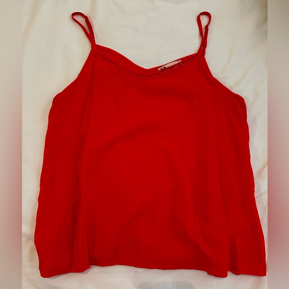 SO brand, size M, bright coral, loose cami top